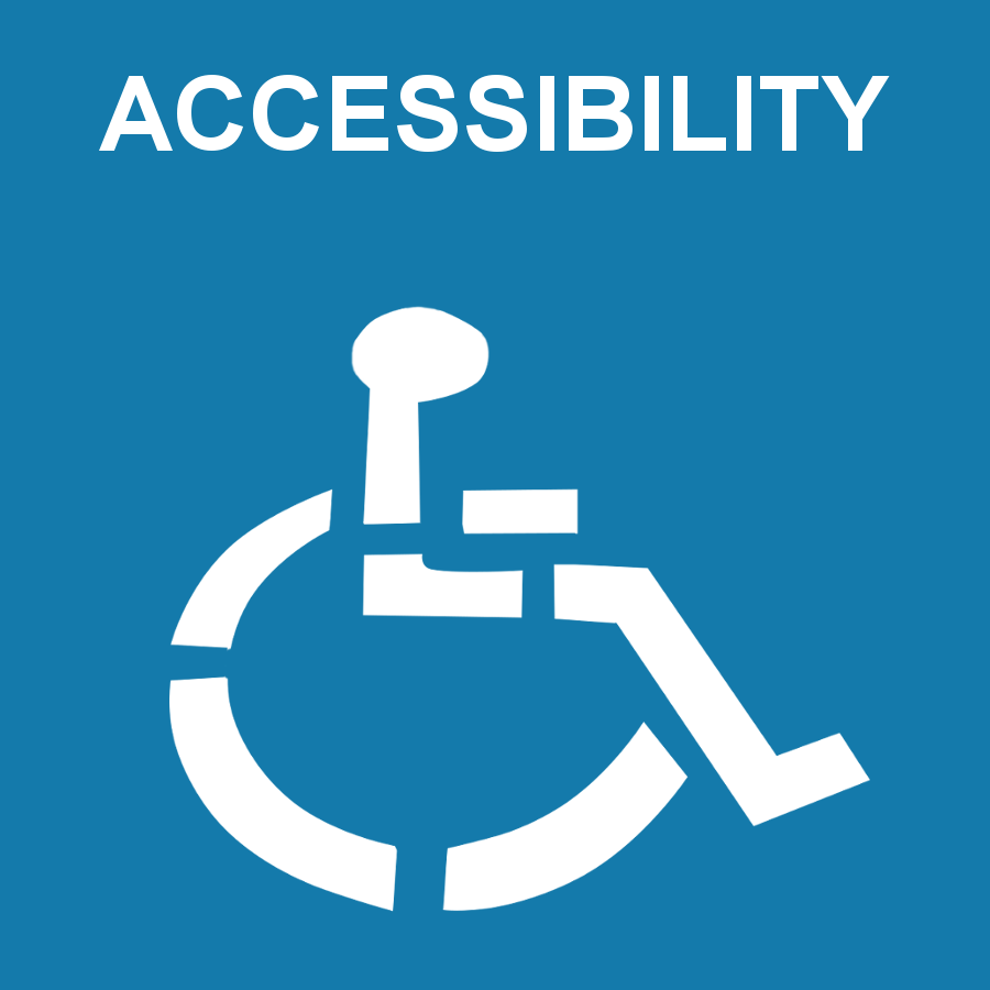 Image of wheelchair for accessibility image