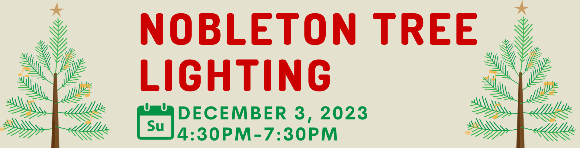 Nobleton Tree Lighting 2023