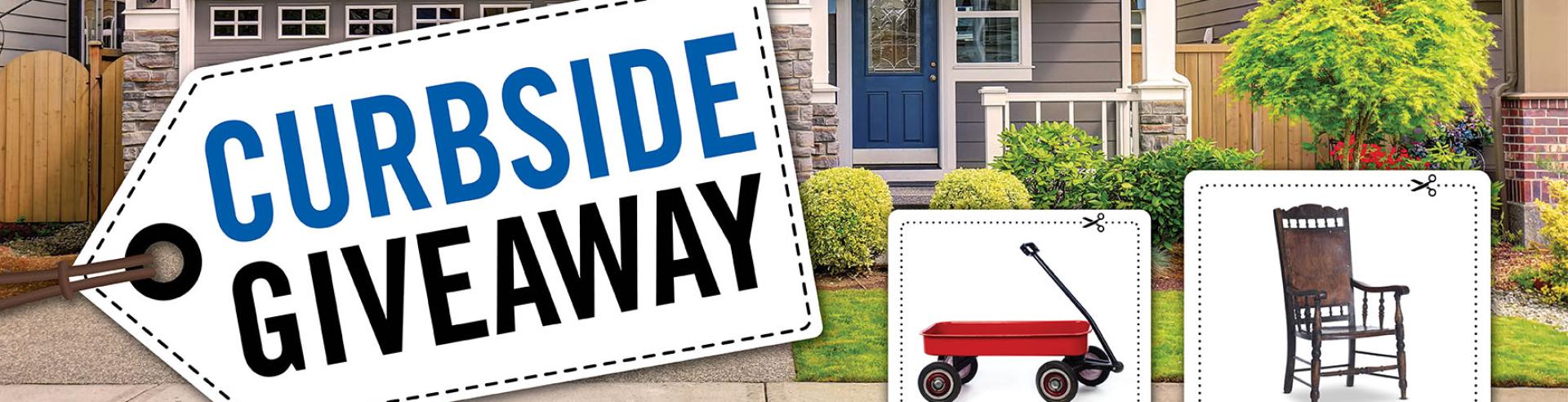 Curbside giveaway banner