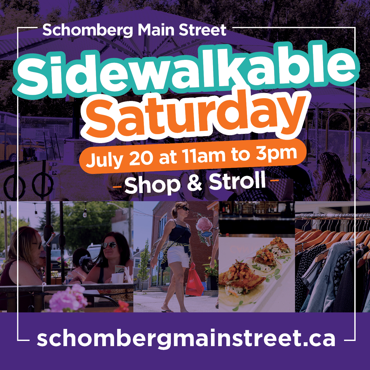 Sidewalkable Saturday ad 