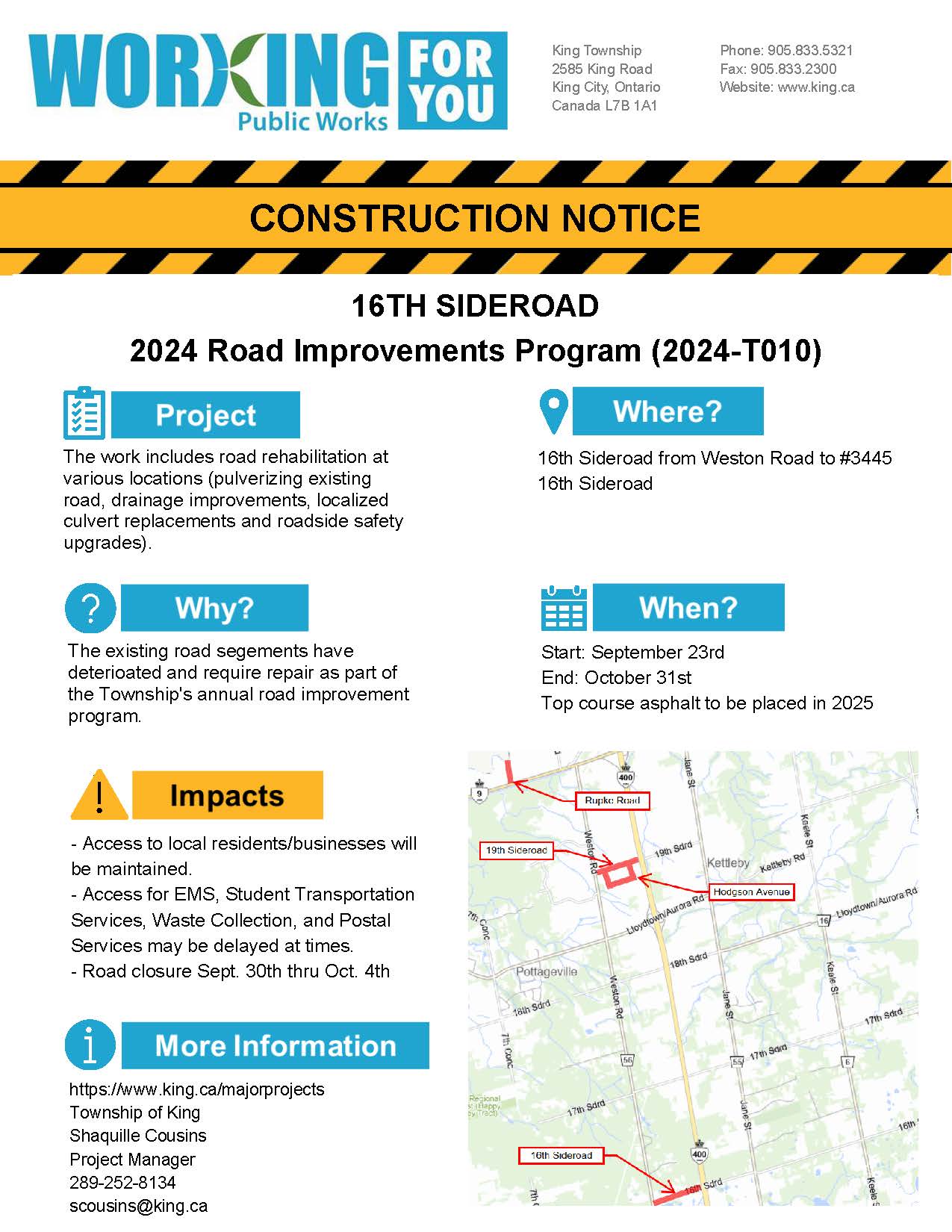 Construction Notice 