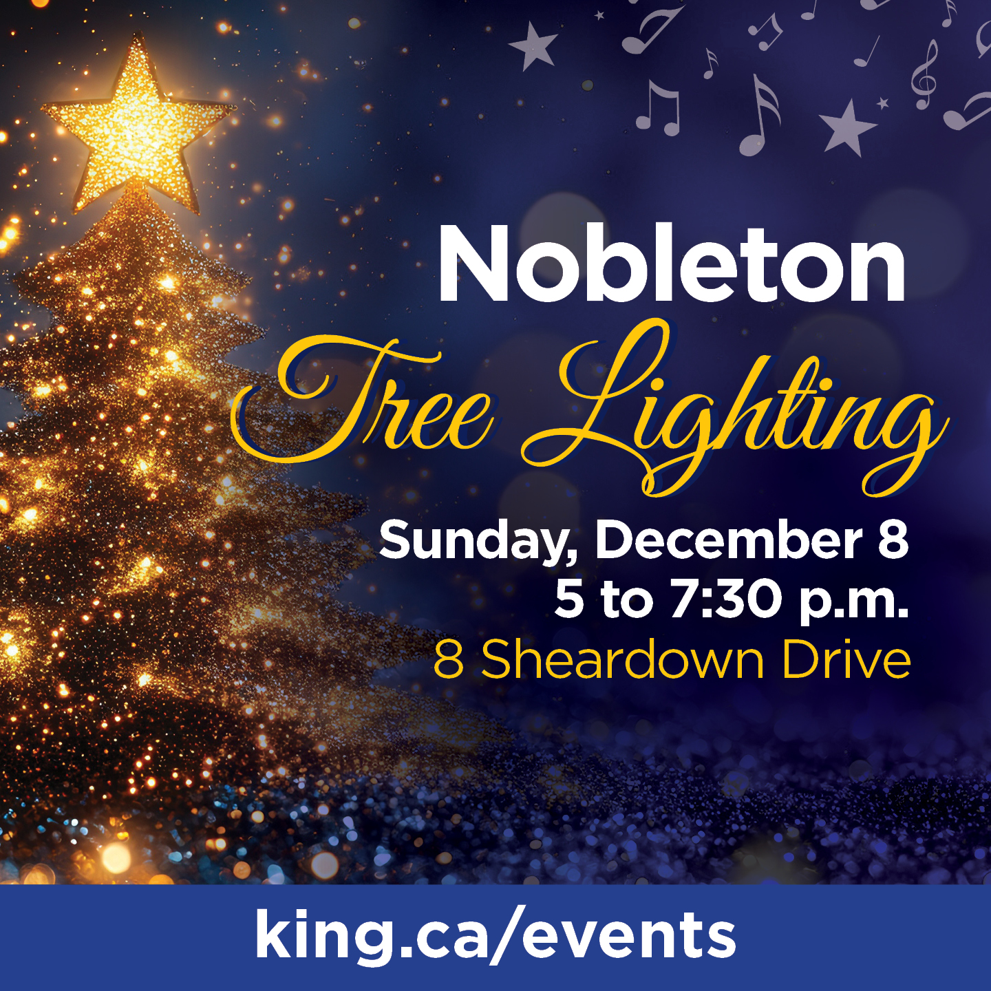 Nobleton Tree Lighting 2024