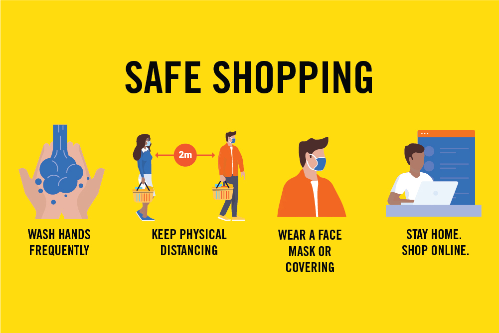 Safe Shopping Graphic 