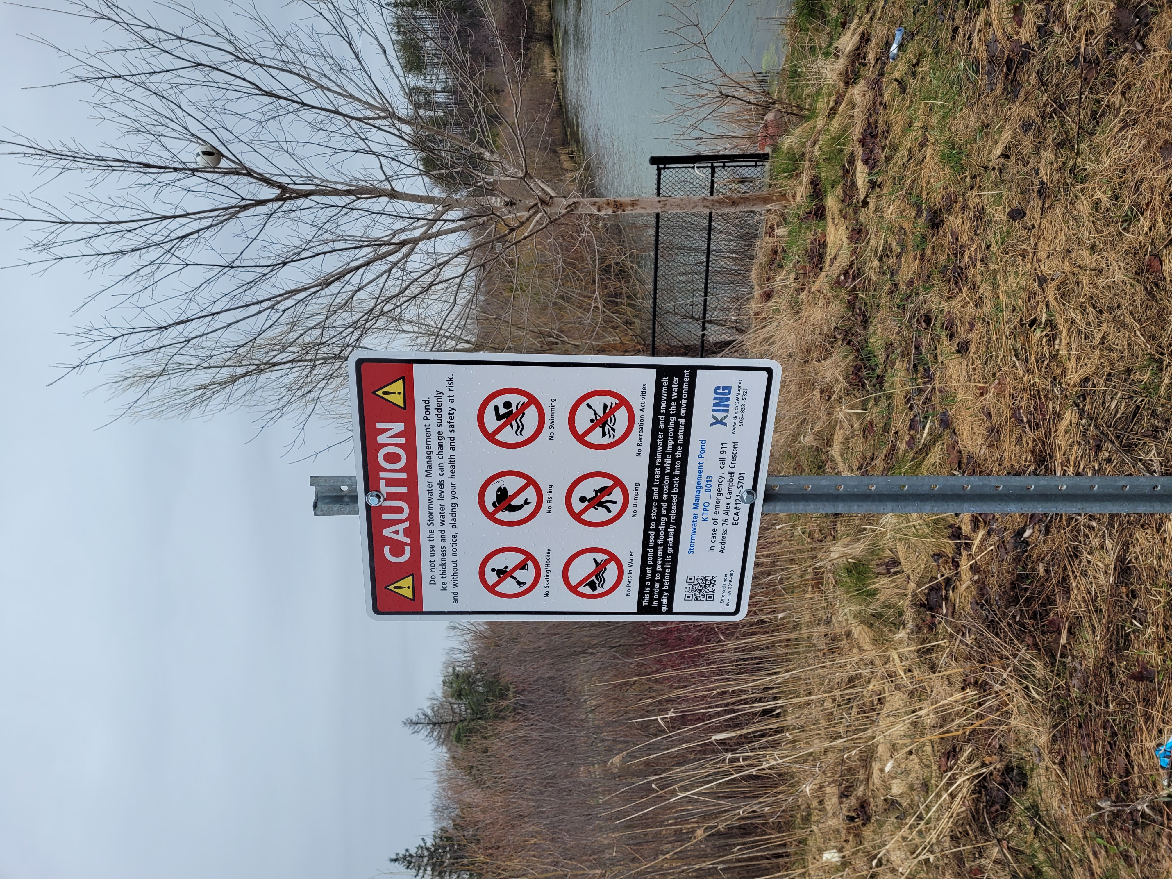 Stormwater management pond