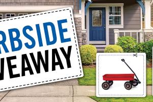 Curbside giveaway banner